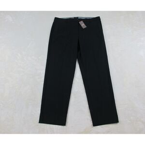 J. Jill Pants Womens 12 Black Chino Wearever Refined Woven‎ Trousers Ladies